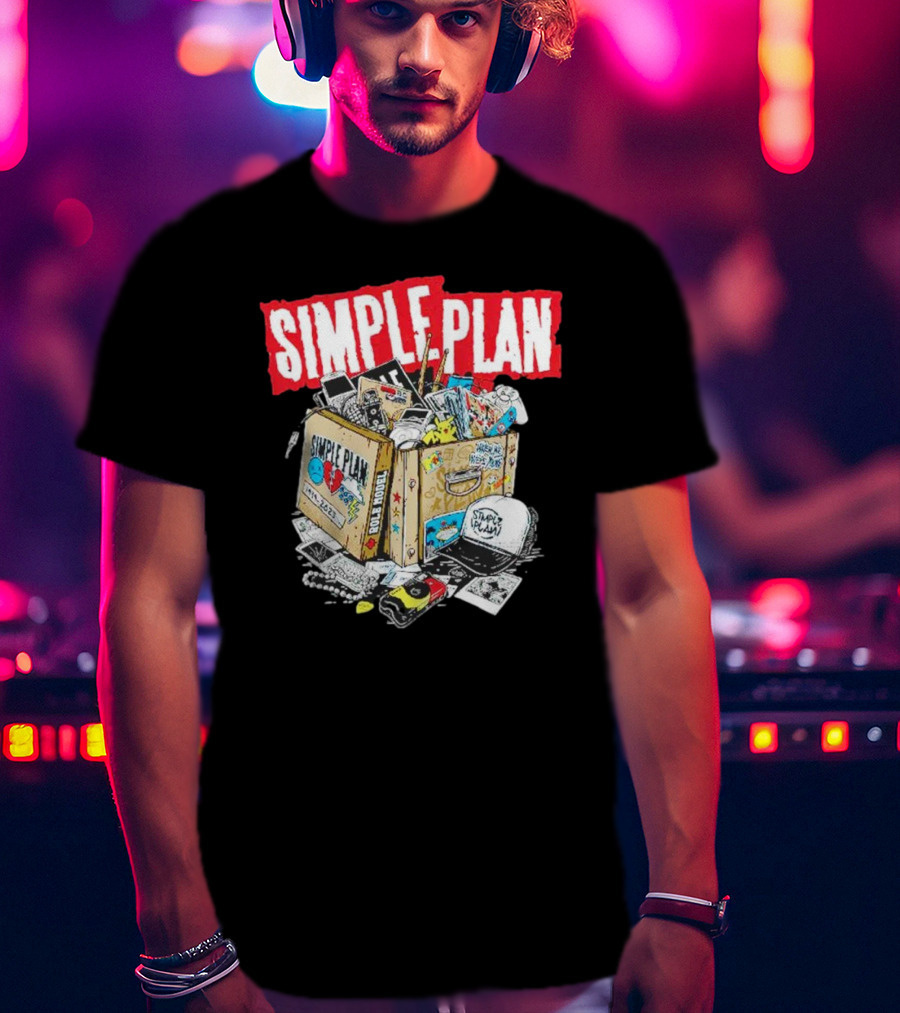 SIMPLE PLAN Souvenir Box Full Of Memories And Cool Stuff T-Shirt