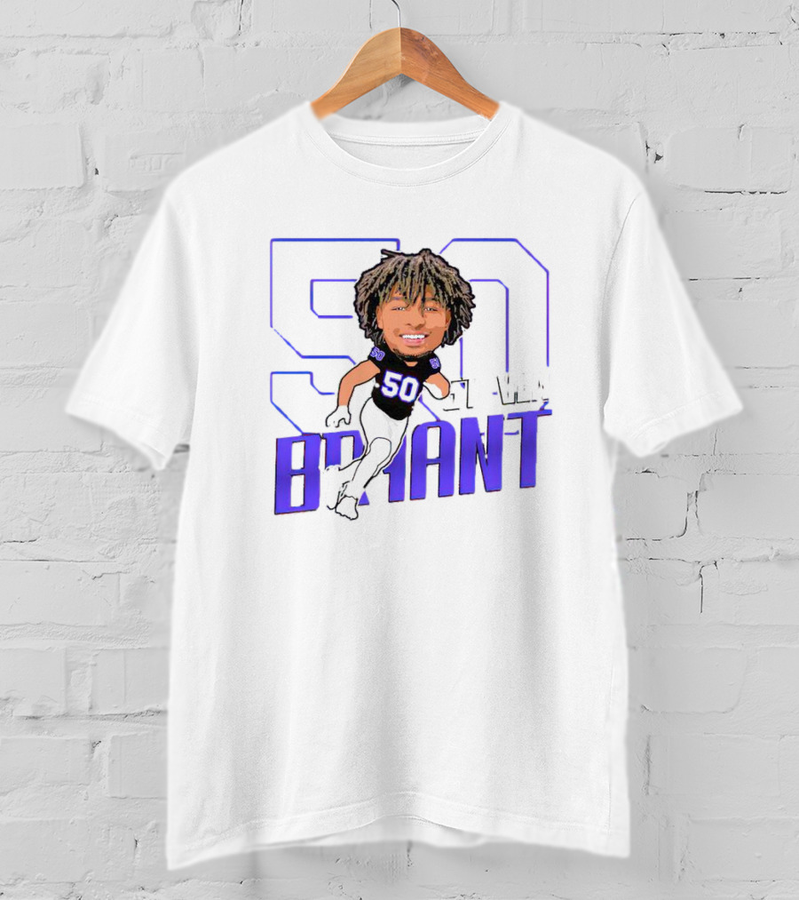 Support Weber State Defensive Lineman 50 Steven Bryant T-Shirt