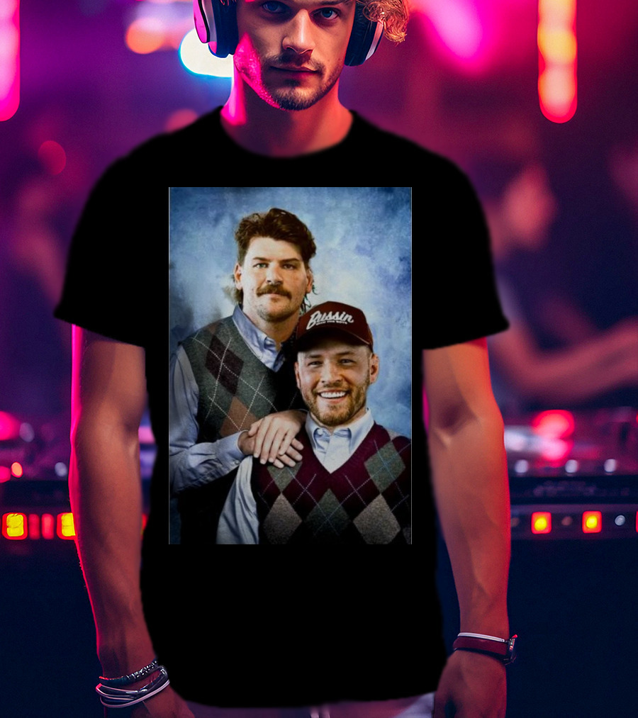 Bussin With The Boys Step Brothers Taylor Lewan Will Compton Photo T-Shirt