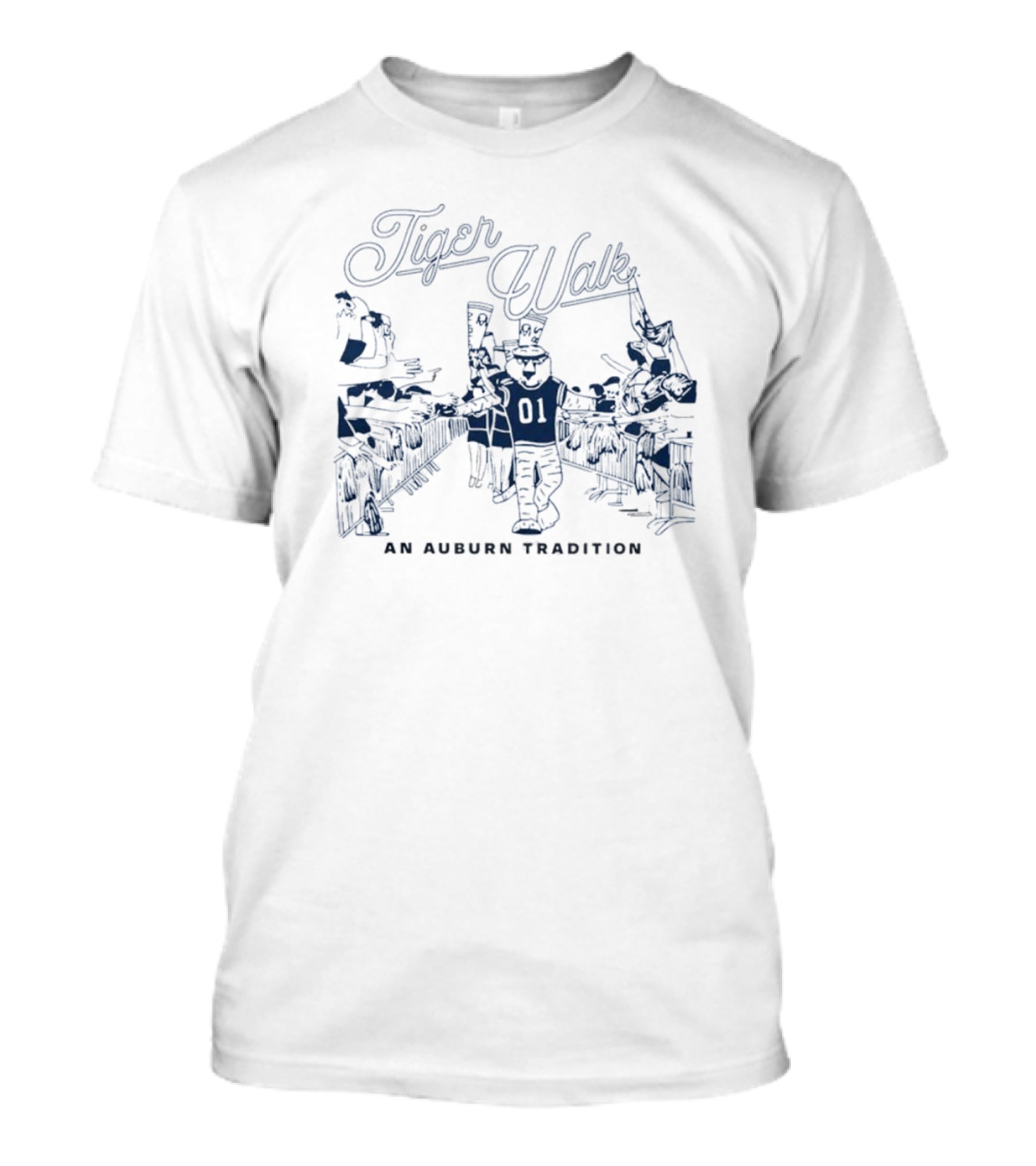 Tiger Walk An Auburn Tradition Auburn University Football Ritual T-Shirt