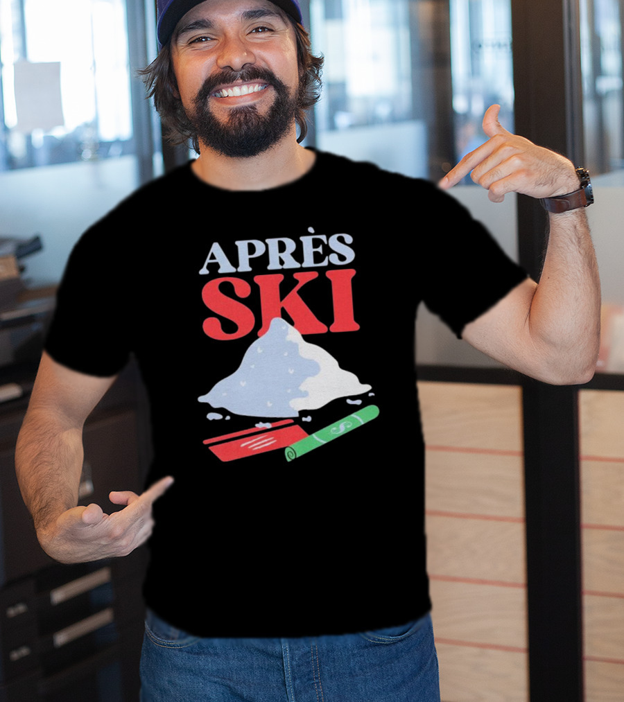 APRÈS SKI Snow Powder Enthusiast Fun Adventure T-Shirt