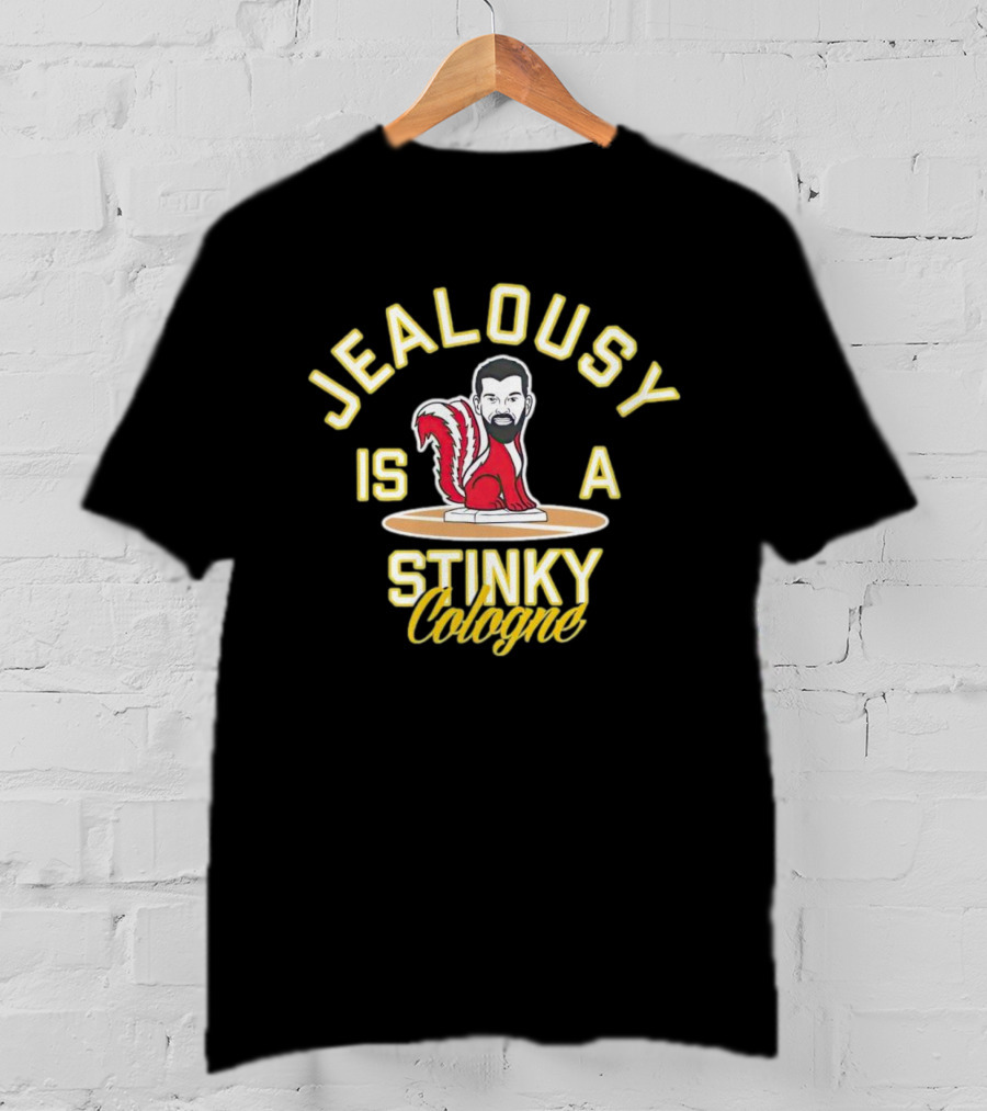 Jealousy Is A Stinky Cologne Skunk Character T-Shirt