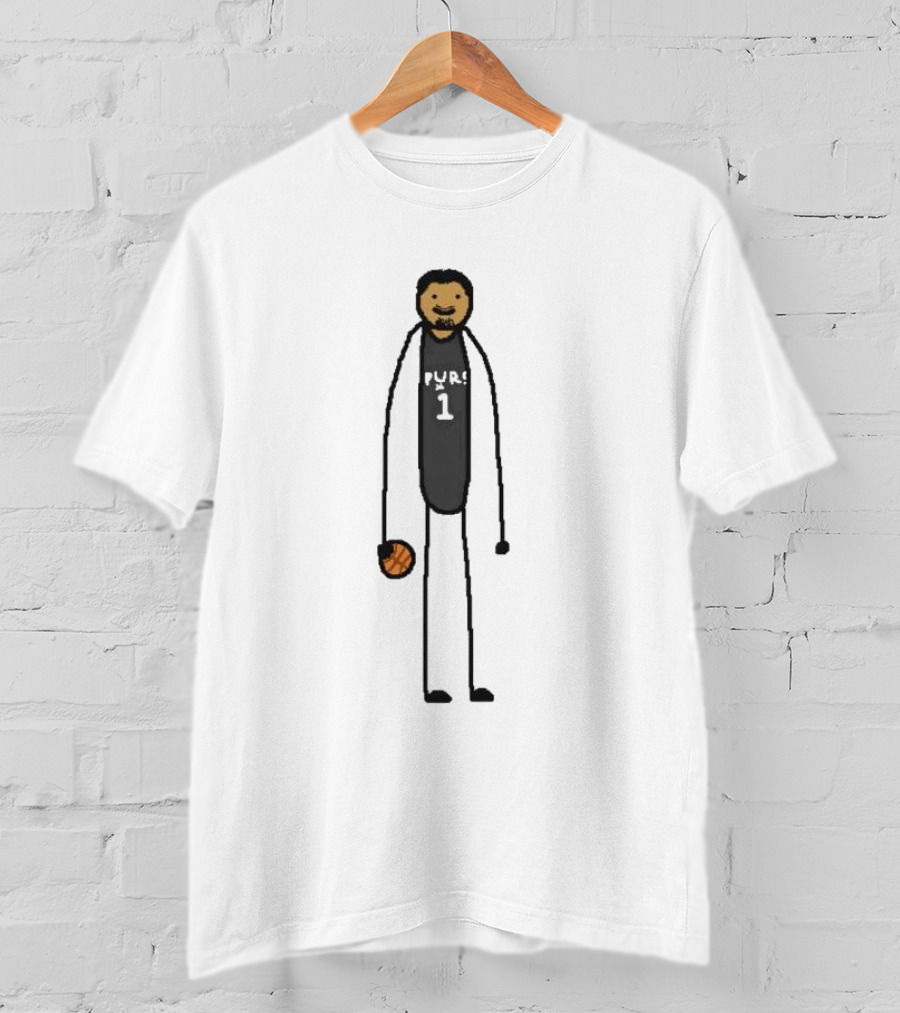 Wemby Spurs 1 Basketball Cartoon T-Shirt