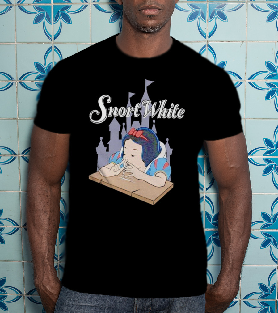 Snort White Castle Background Unethical Threads T-Shirt