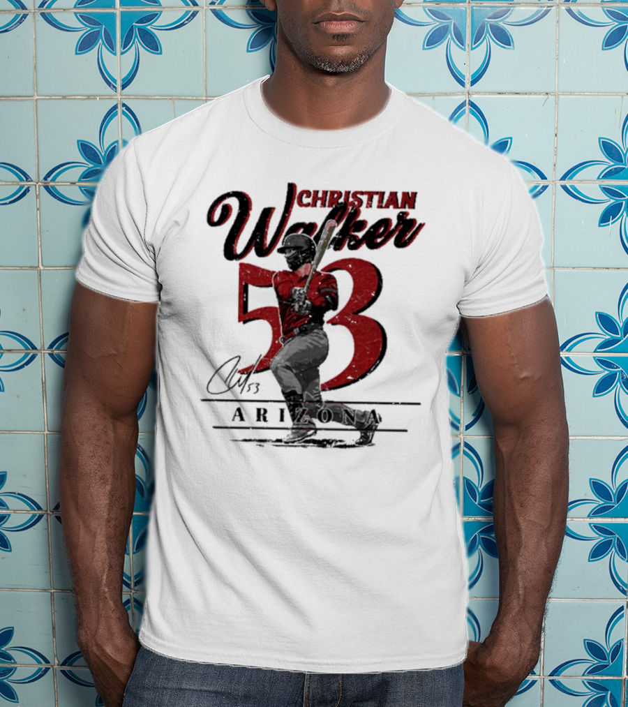 Christian Walker Arizona 53 Baseball Player T-Shirt