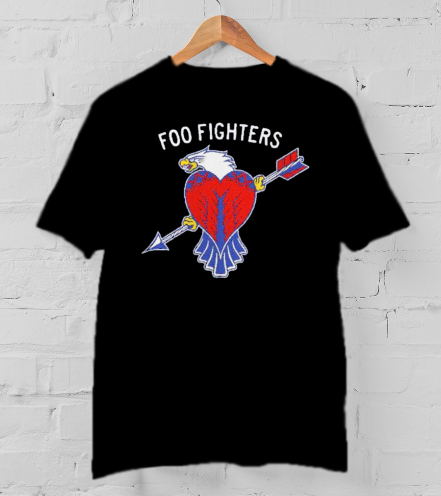 Foo Fighters Eagle Heart Arrow T-Shirt