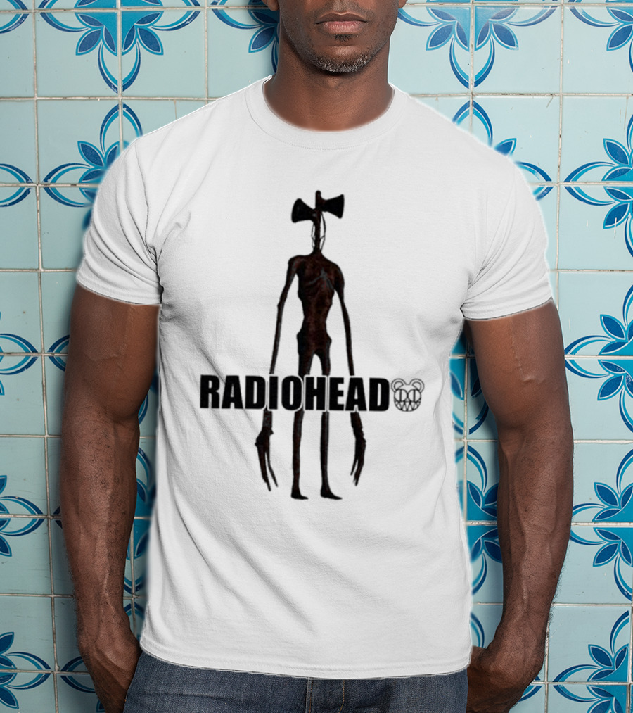 RADIOHEAD Siren Head Bear Logo Combination T-Shirt