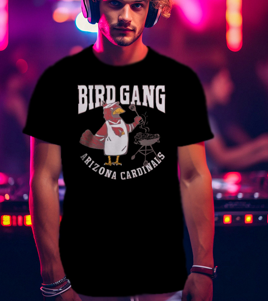 Bird Gang Arizona Cardinals BBQ Bird T-Shirt