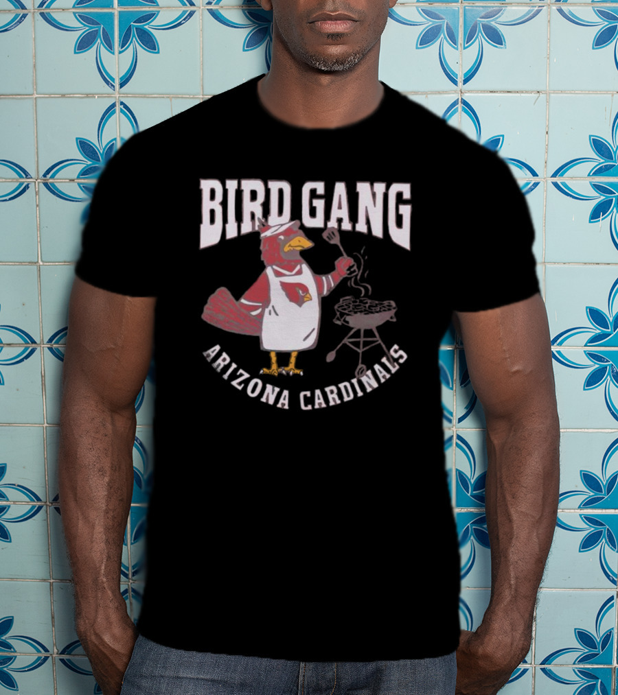 Bird Gang Arizona Cardinals BBQ Bird T-Shirt