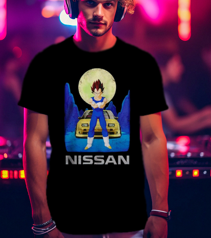 Nissan Vegeta Anime Classic Car Fusion T-Shirt