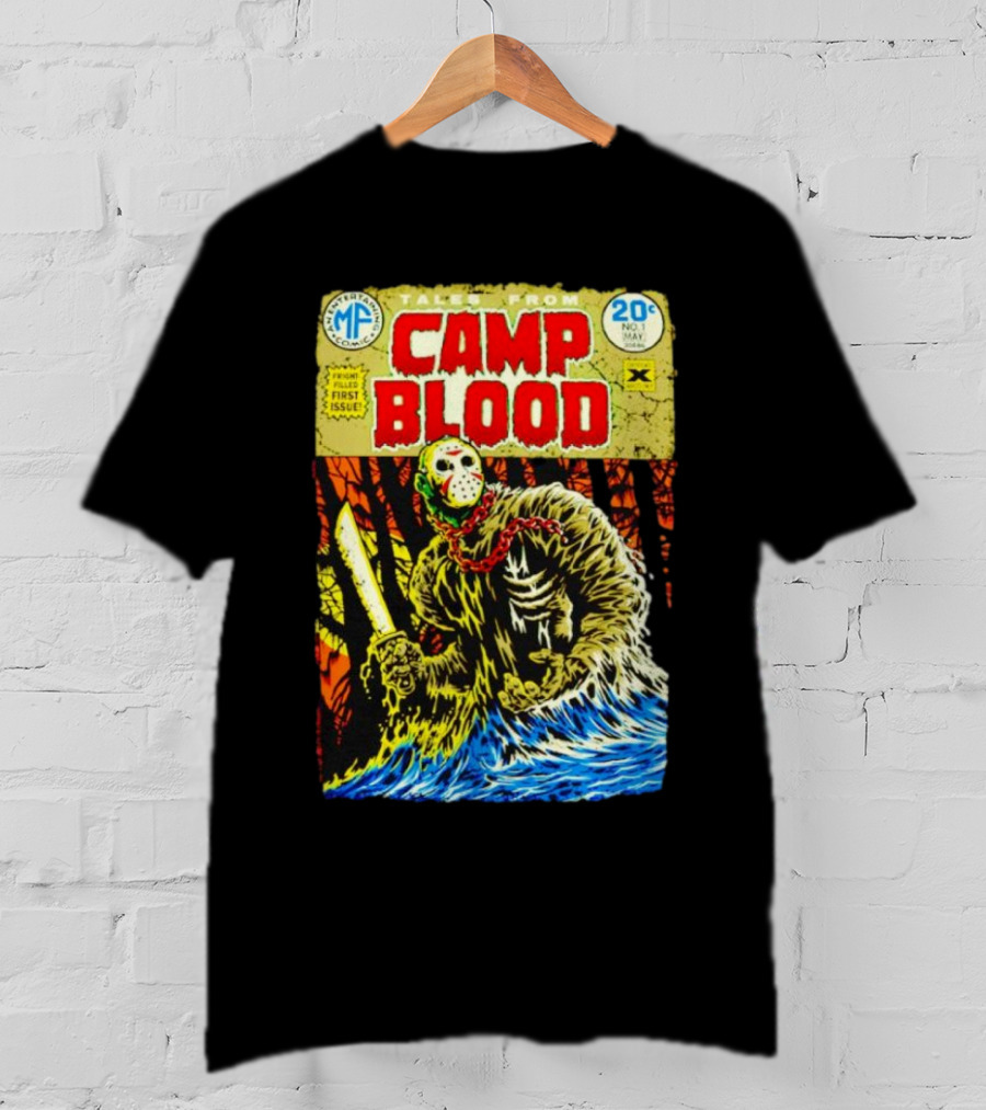 Tales From Camp Blood First Issue Jason Voorhees Comic Style 20¢ No. 1 May T-Shirt