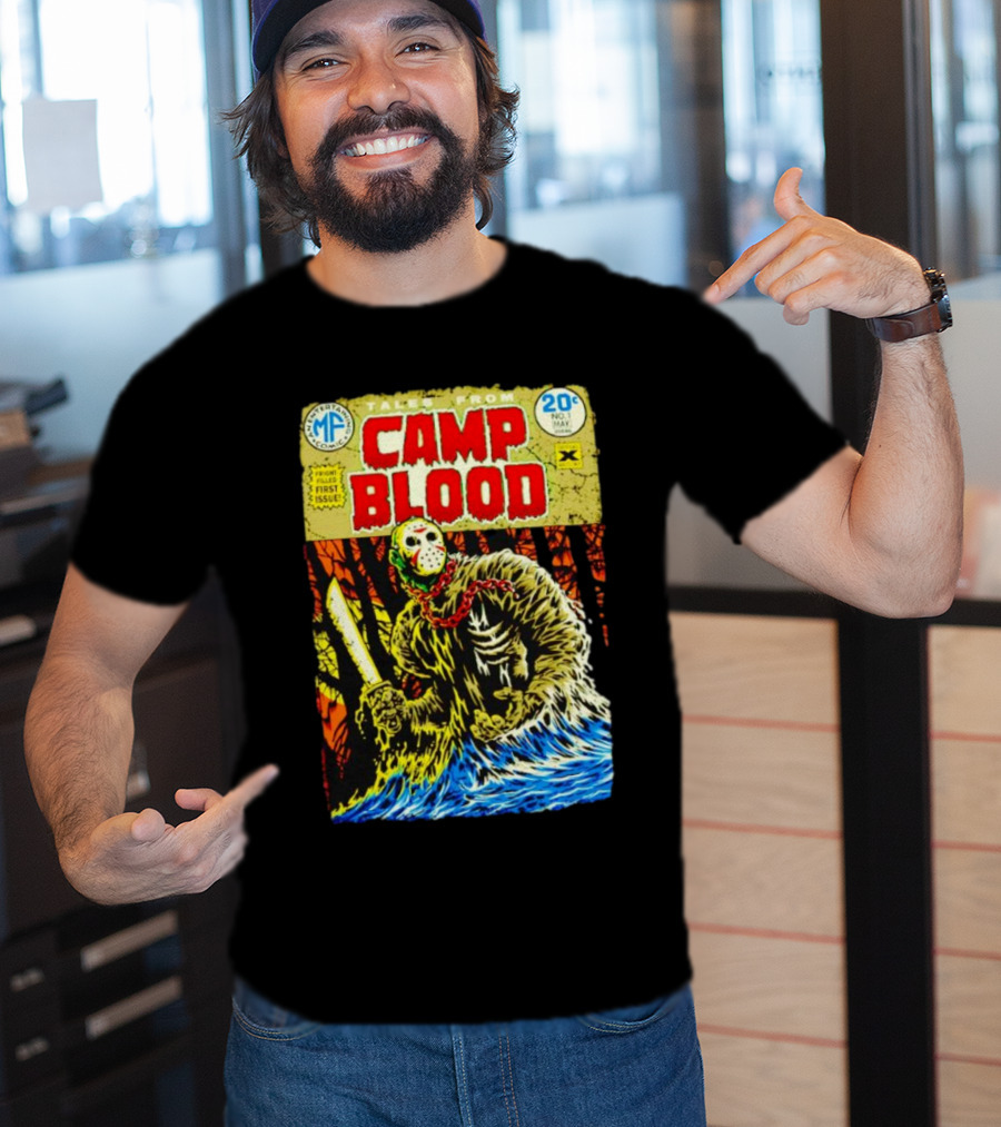 Tales From Camp Blood First Issue Jason Voorhees Comic Style 20¢ No. 1 May T-Shirt