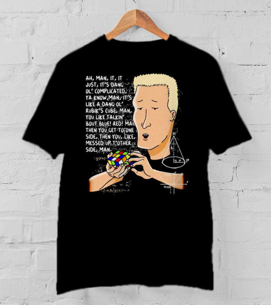 Ah Man Dang Ol’ Complicated Life Rubik’s Cube Man T-Shirt