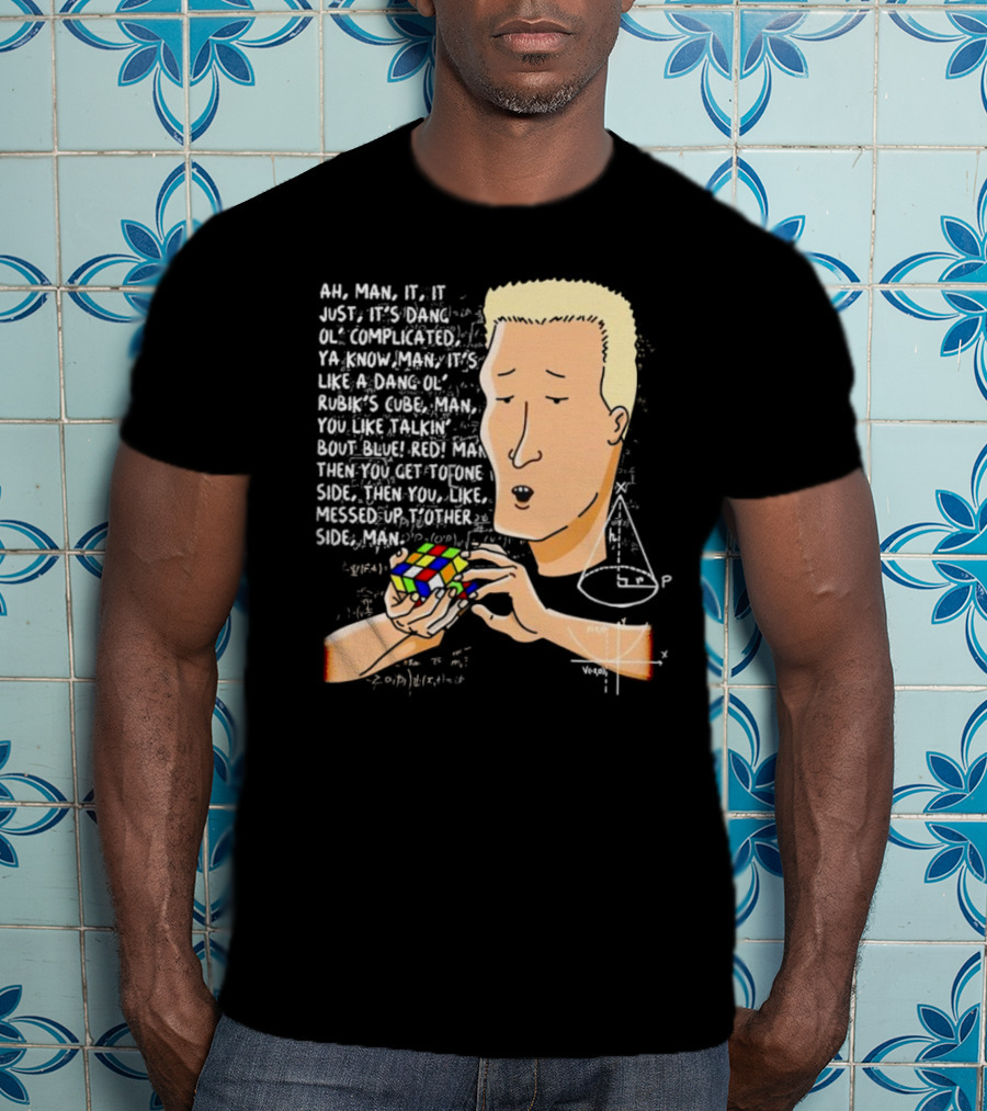 Ah Man Dang Ol’ Complicated Life Rubik’s Cube Man T-Shirt