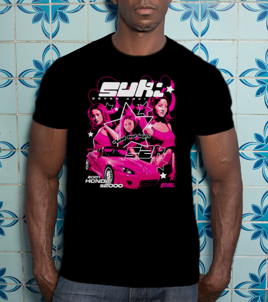 Suki Devon Aoki 2F2f 2001 Honda S2000 Racer Girl Power T-Shirt