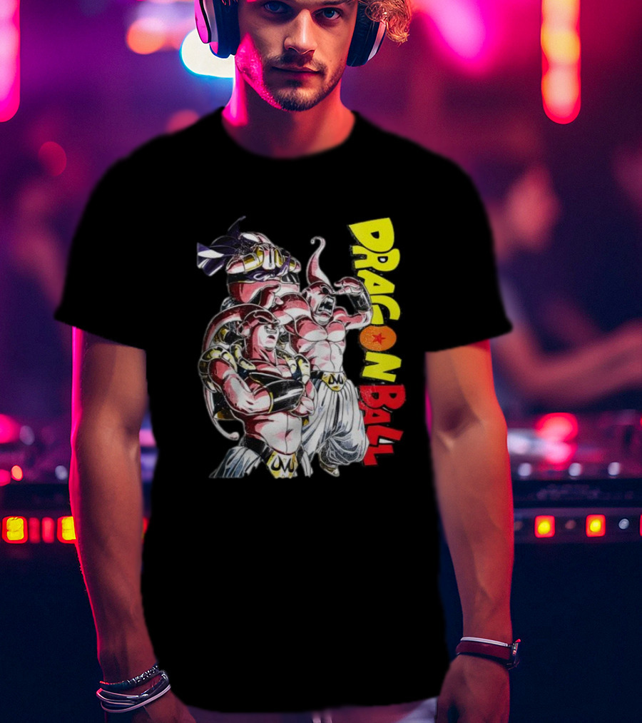 Majin Buu Forms Dragon Ball Z Mighty Trio Display T-Shirt