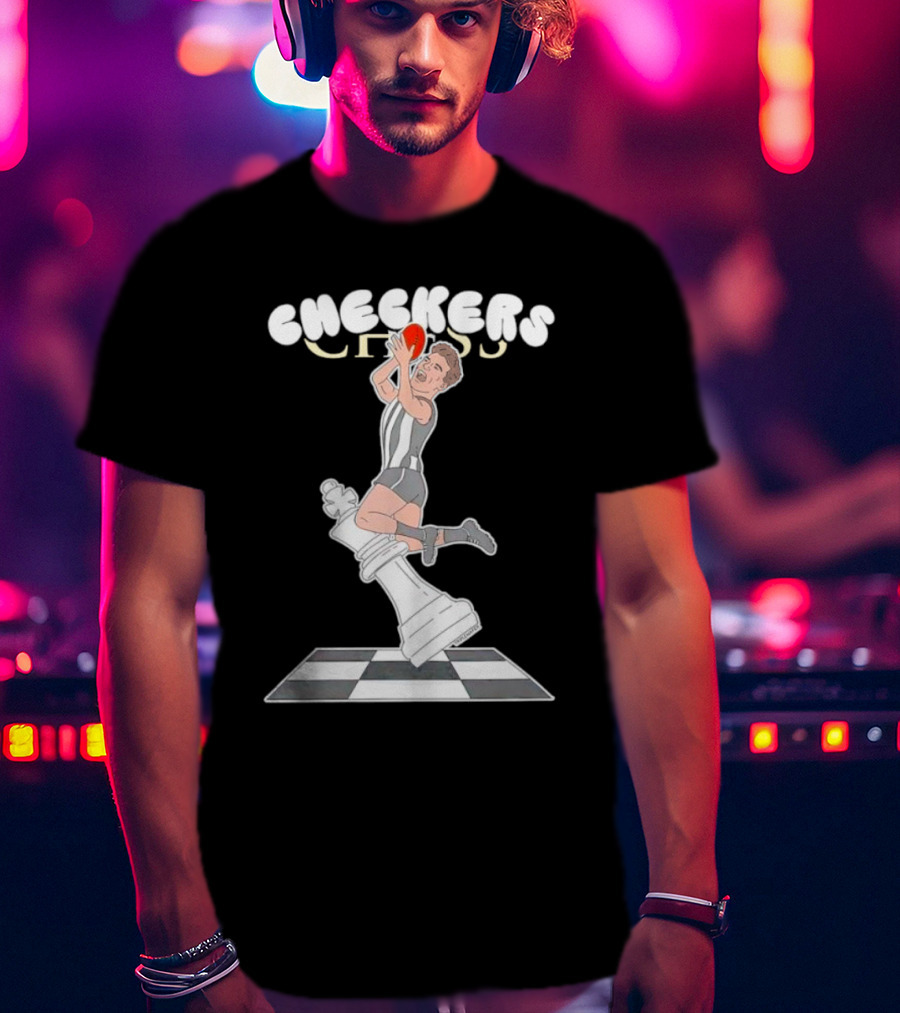 Checkers Chess Dunk King Piece Basketball Jumper T-Shirt