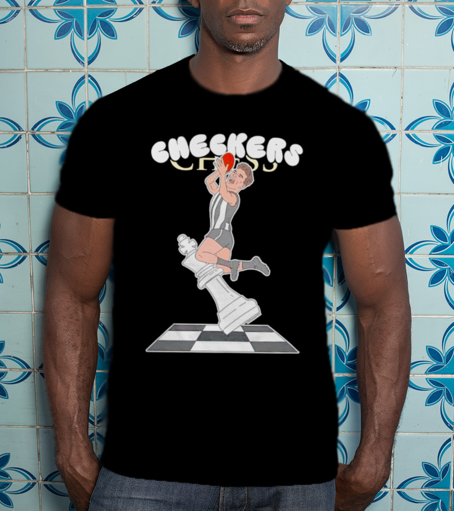 Checkers Chess Dunk King Piece Basketball Jumper T-Shirt
