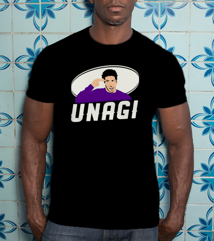 Friends Ross Geller Unagi Iconic Gesture From The One With Unagi T-Shirt