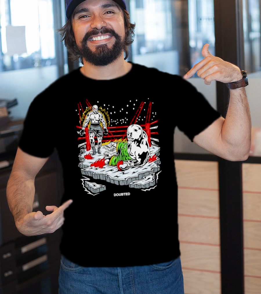 Doubted Full Violence Fighting Ring Showdown T-Shirt