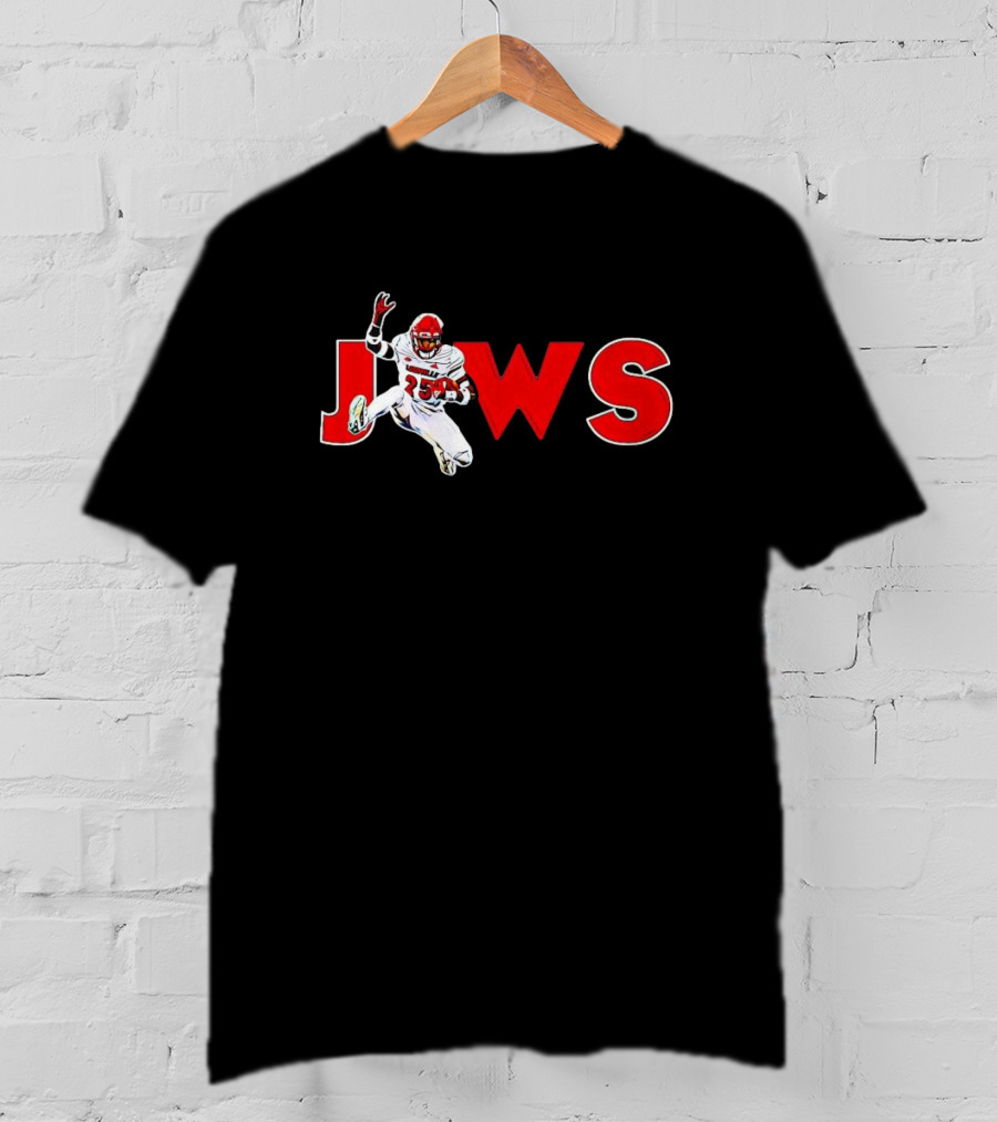 Jaws Jawhar Jordan 25 Louisville Cardinals Football T-Shirt