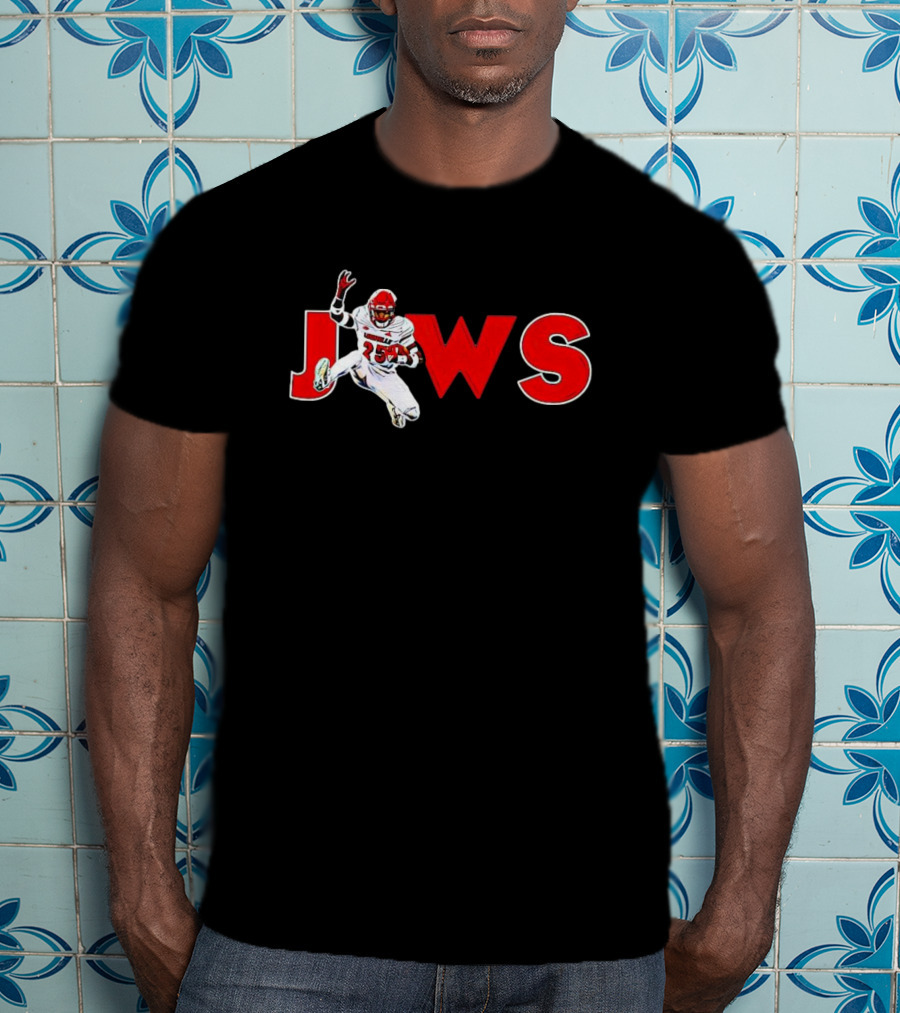 Jaws Jawhar Jordan 25 Louisville Cardinals Football T-Shirt