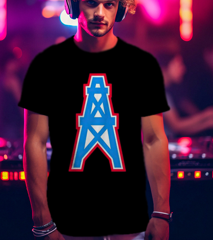 Houston Oilers Luv Ya Blue Oil Derrick Franklin T-Shirt