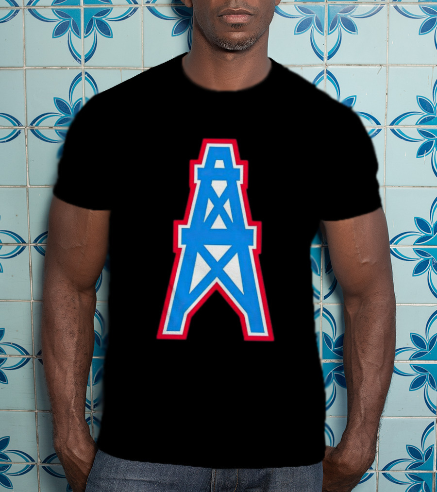Houston Oilers Luv Ya Blue Oil Derrick Franklin T-Shirt