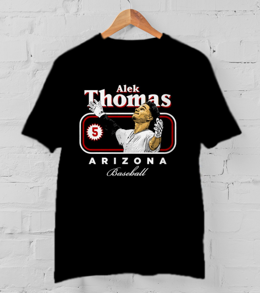Alek Thomas Arizona Baseball 5 T-Shirt