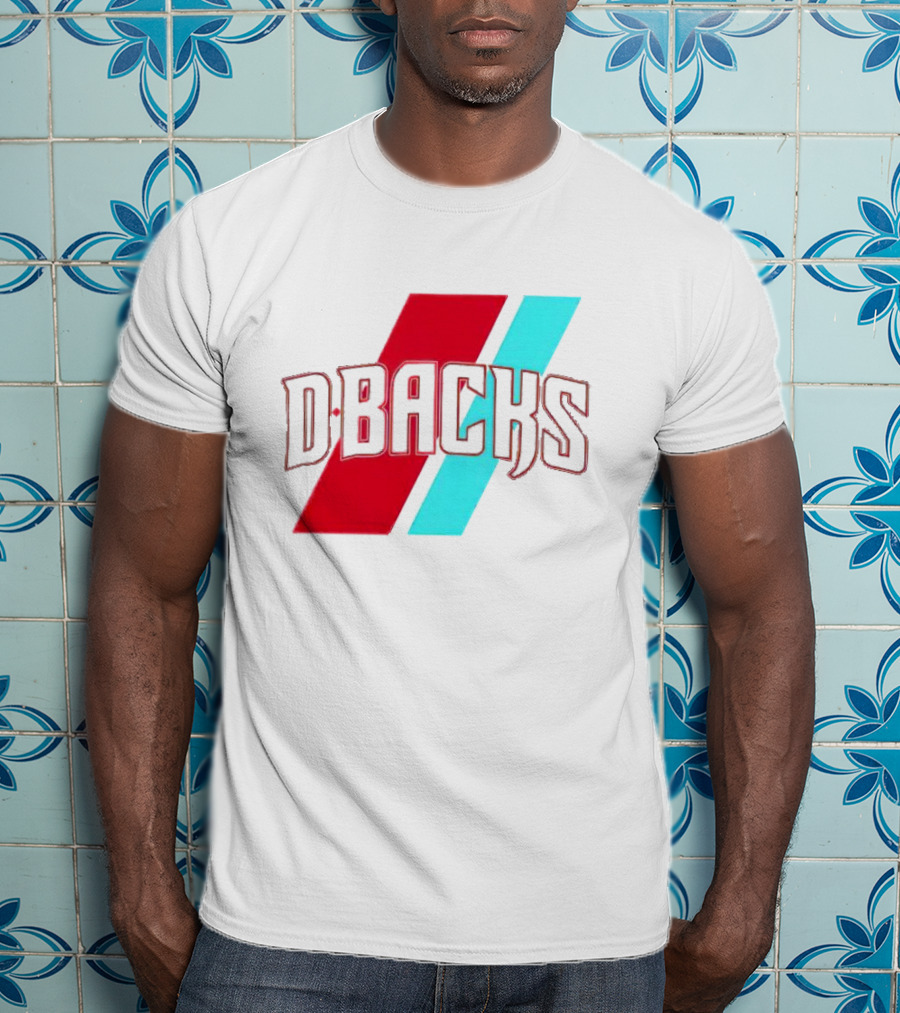 Arizona DBbacks Tri-Color Stripe T-Shirt