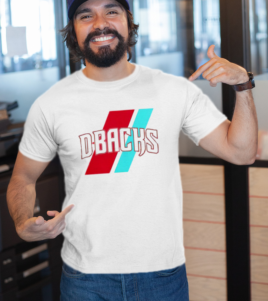 Arizona DBbacks Tri-Color Stripe T-Shirt
