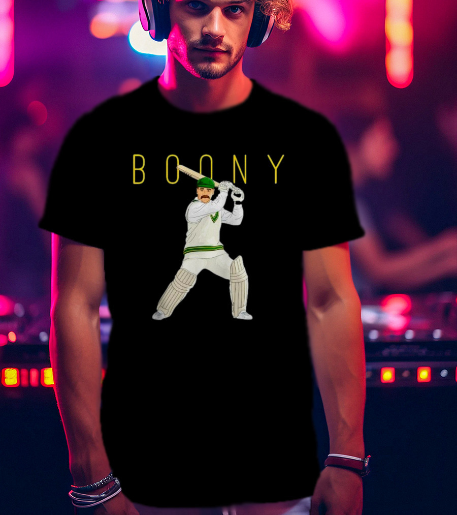 BOONY David Boon Test Cricket Player T-Shirt
