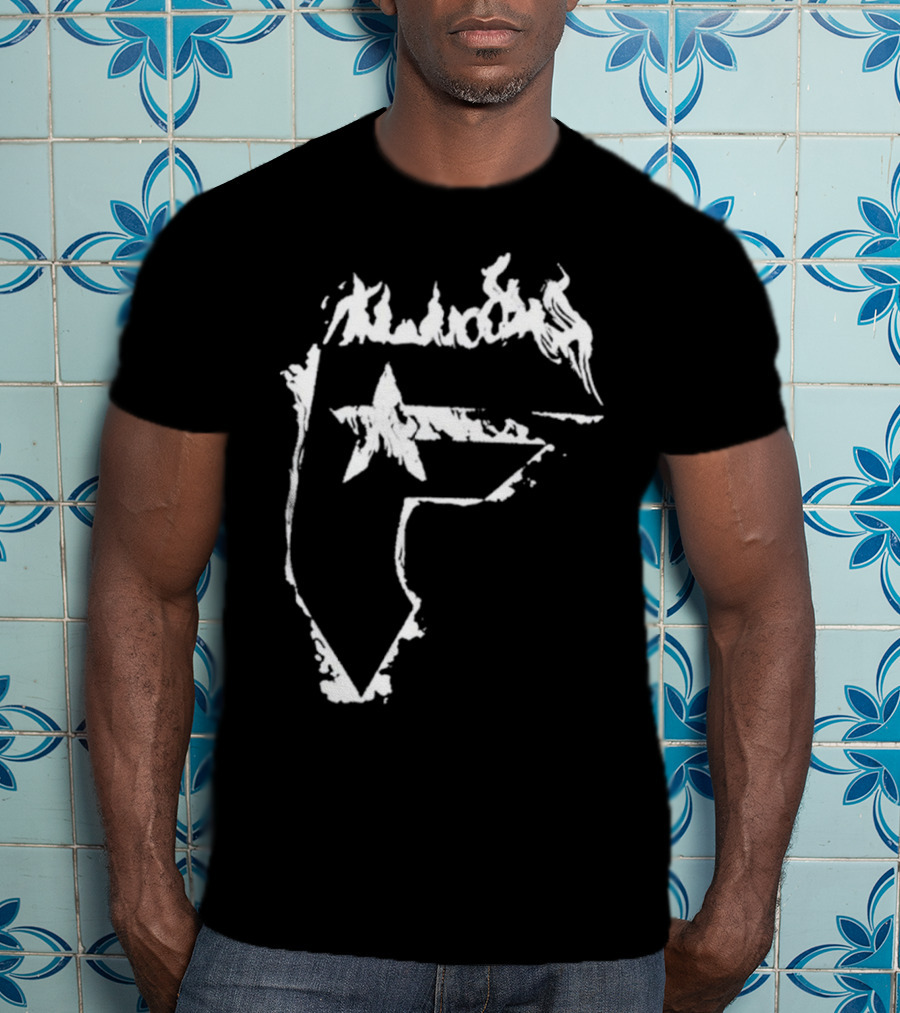 Famous Stars And Straps Flaming Star Emblem T-Shirt