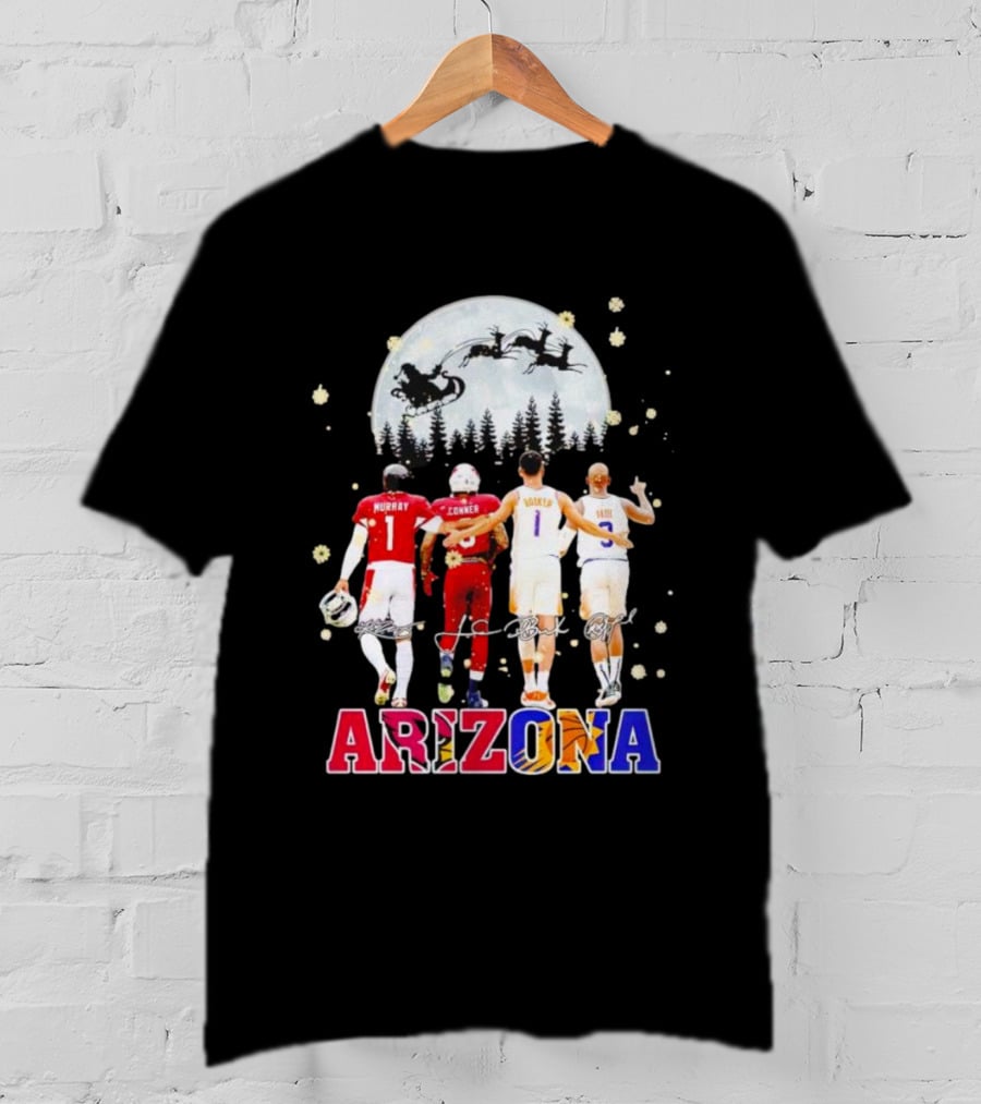 Arizona Christmas Kyler Murray James Conner Devin Booker Chris Paul T-Shirt