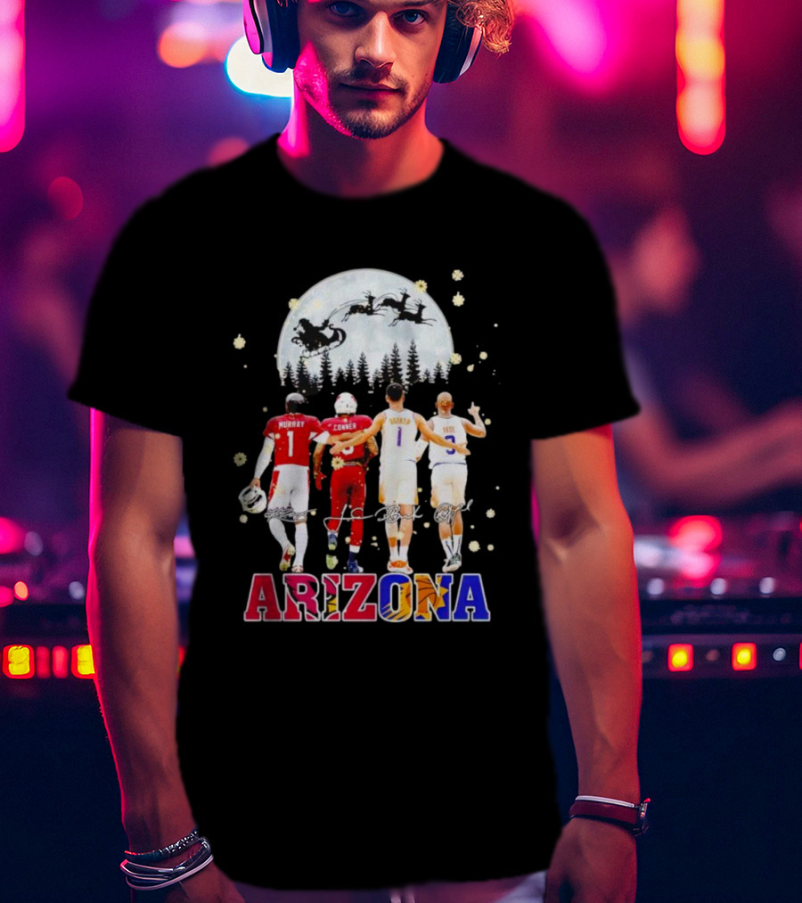 Arizona Christmas Kyler Murray James Conner Devin Booker Chris Paul T-Shirt