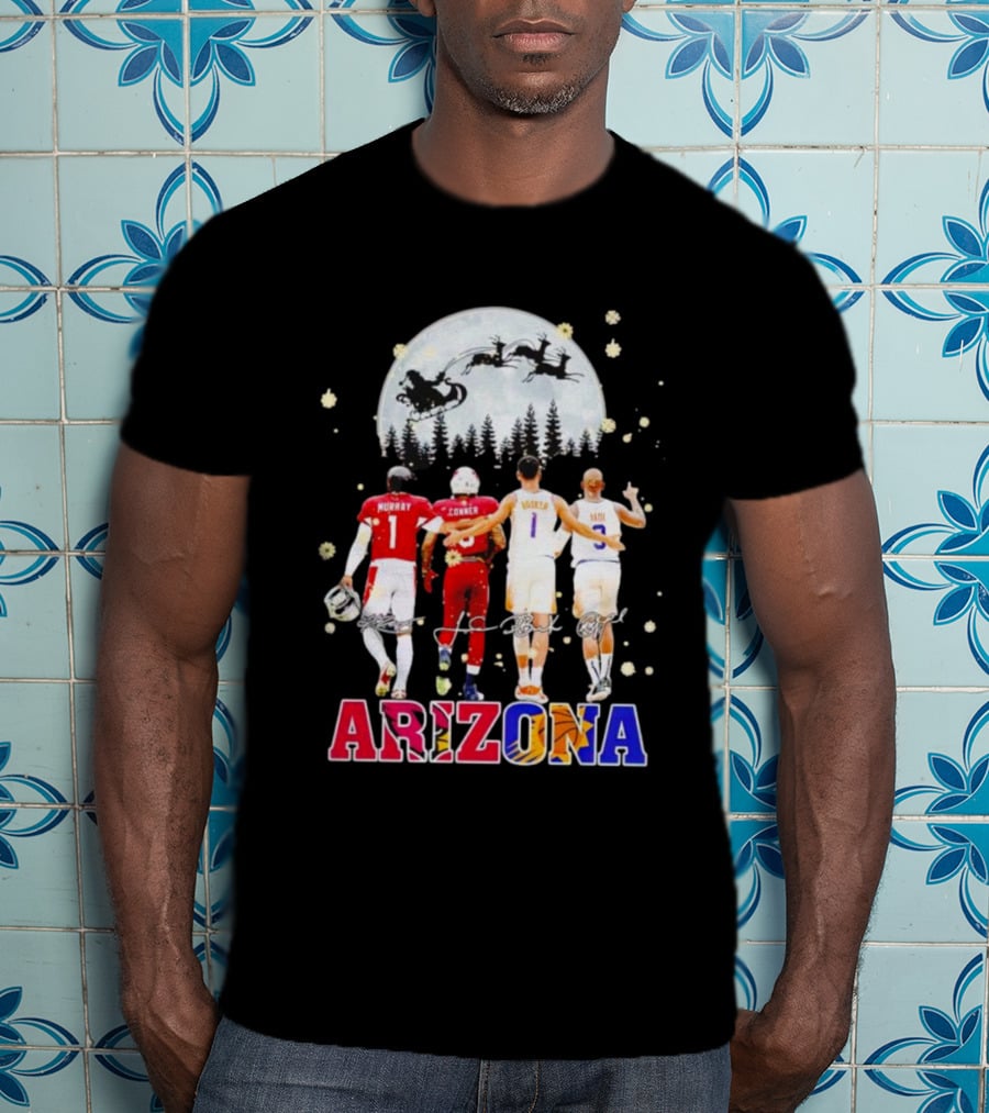 Arizona Christmas Kyler Murray James Conner Devin Booker Chris Paul T-Shirt