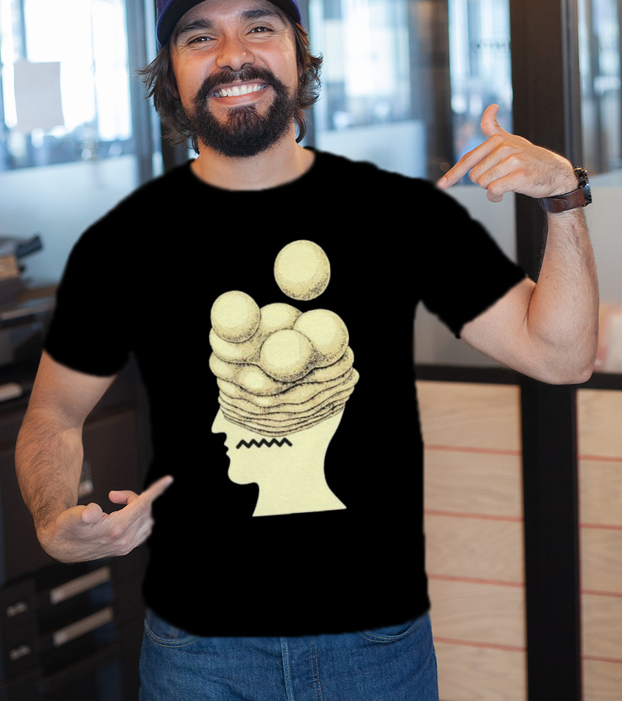 Brain Dead Growth Surreal Layers Optical Illusion T-Shirt