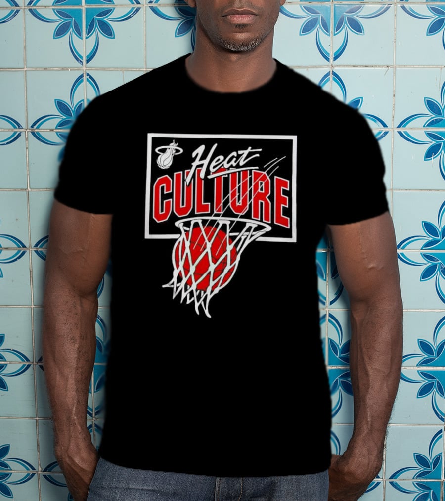 Heat Culture Basketball Net Miami Heat T-Shirt