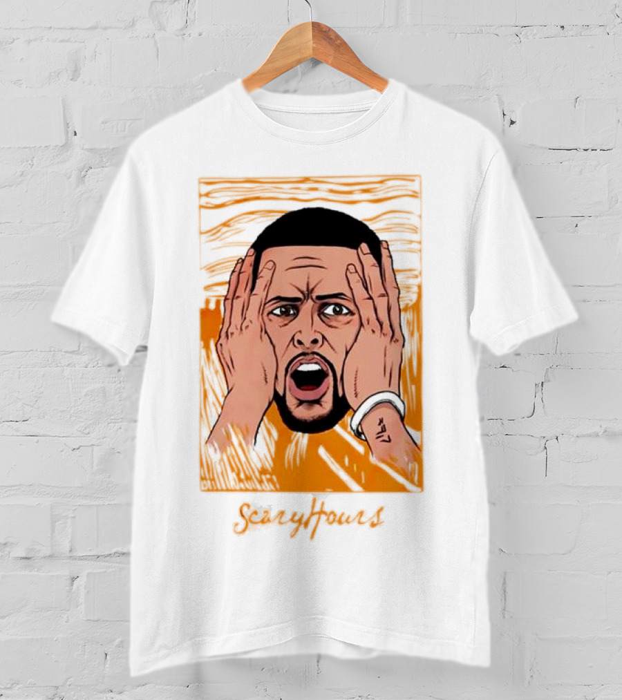 Drake Scary Hours White Munch Scream T-Shirt