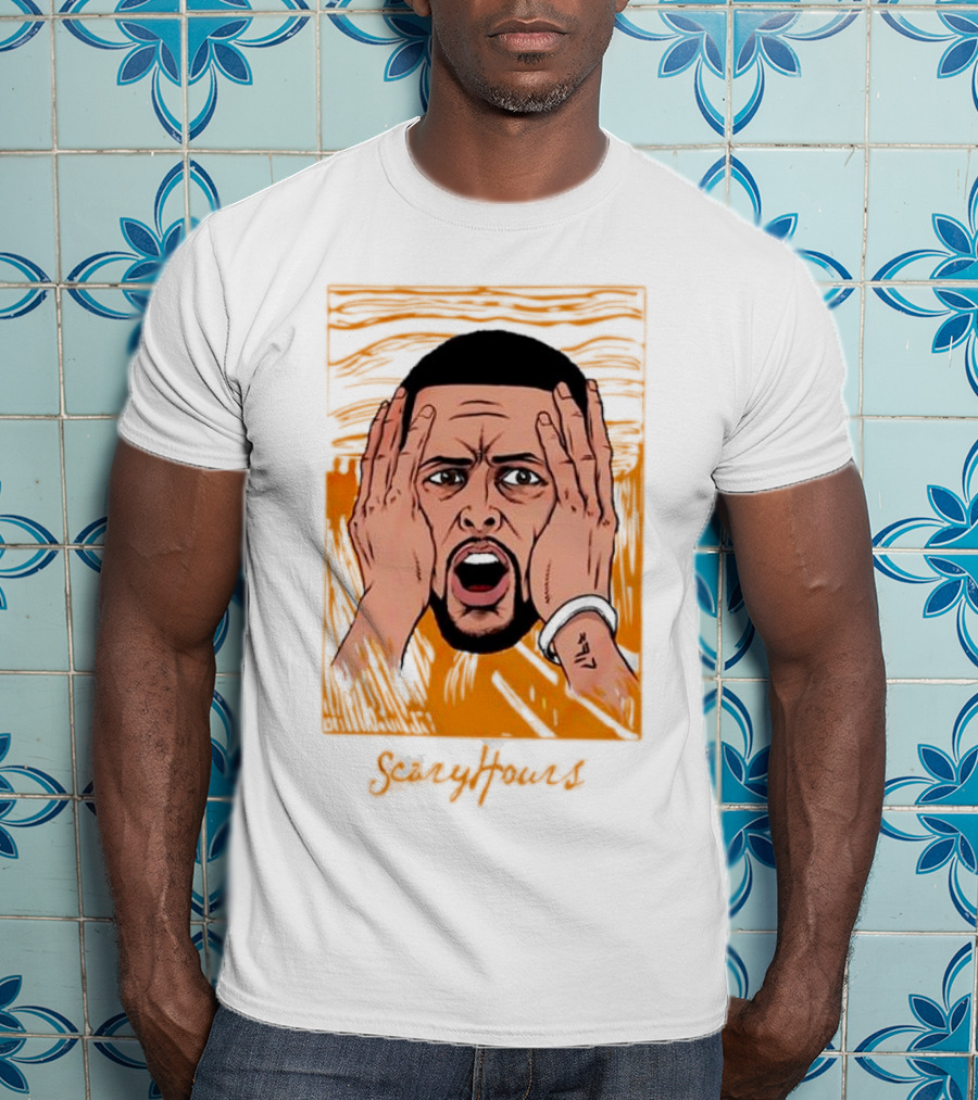 Drake Scary Hours White Munch Scream T-Shirt