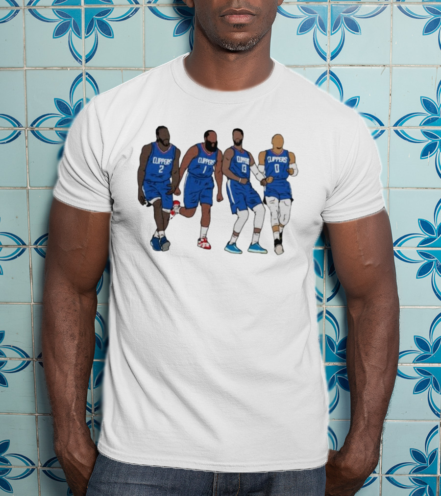 Kawhi Harden PG Russ Clippers Basketball Team Players T-Shirt