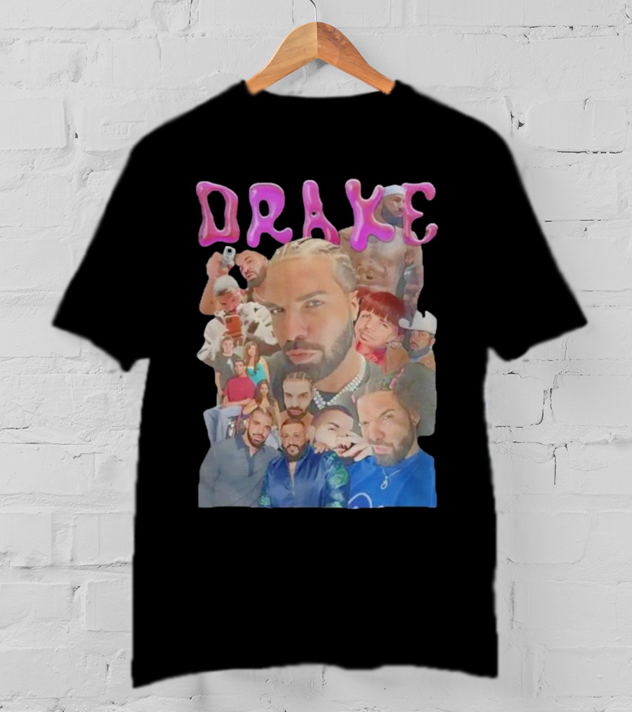 Drake Multi-Portrait Collage T-Shirt