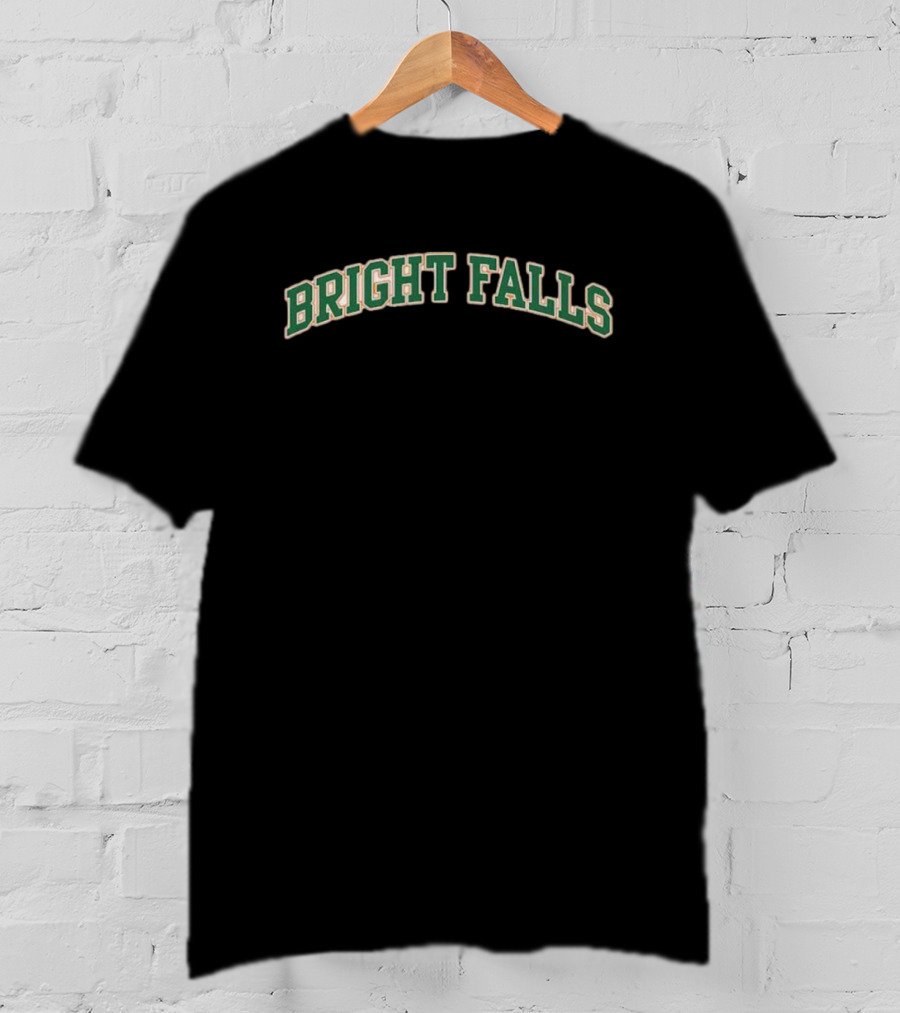 Alan Wake Bright Falls Green Lettering T-Shirt