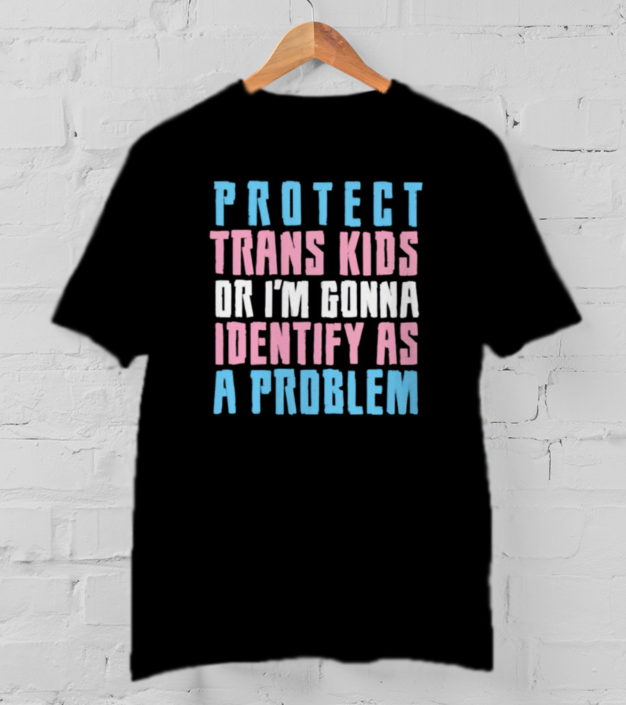Protect Trans Kids Or I’m Gonna Identify As A Problem T-Shirt