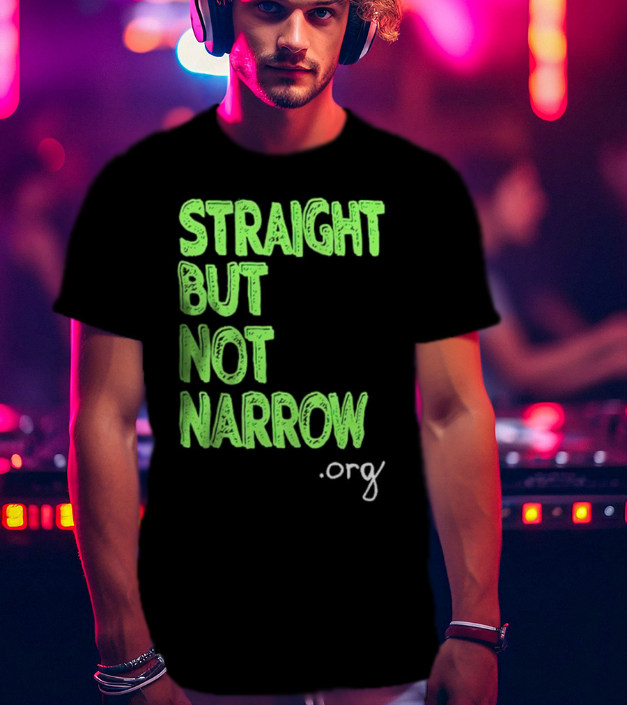 Josh Hutcherson Straight But Not Narrow Support .Org T-Shirt