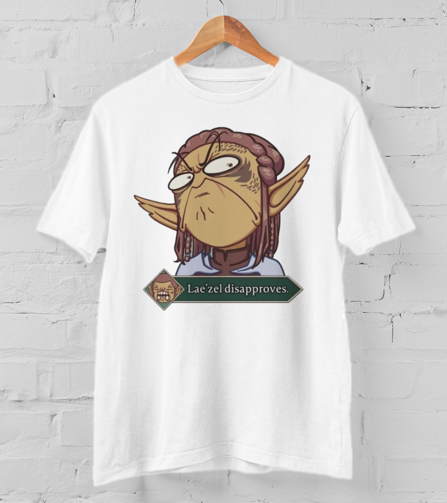 Lae’zel Disapproves Baldur's Gate Meme Expression T-Shirt