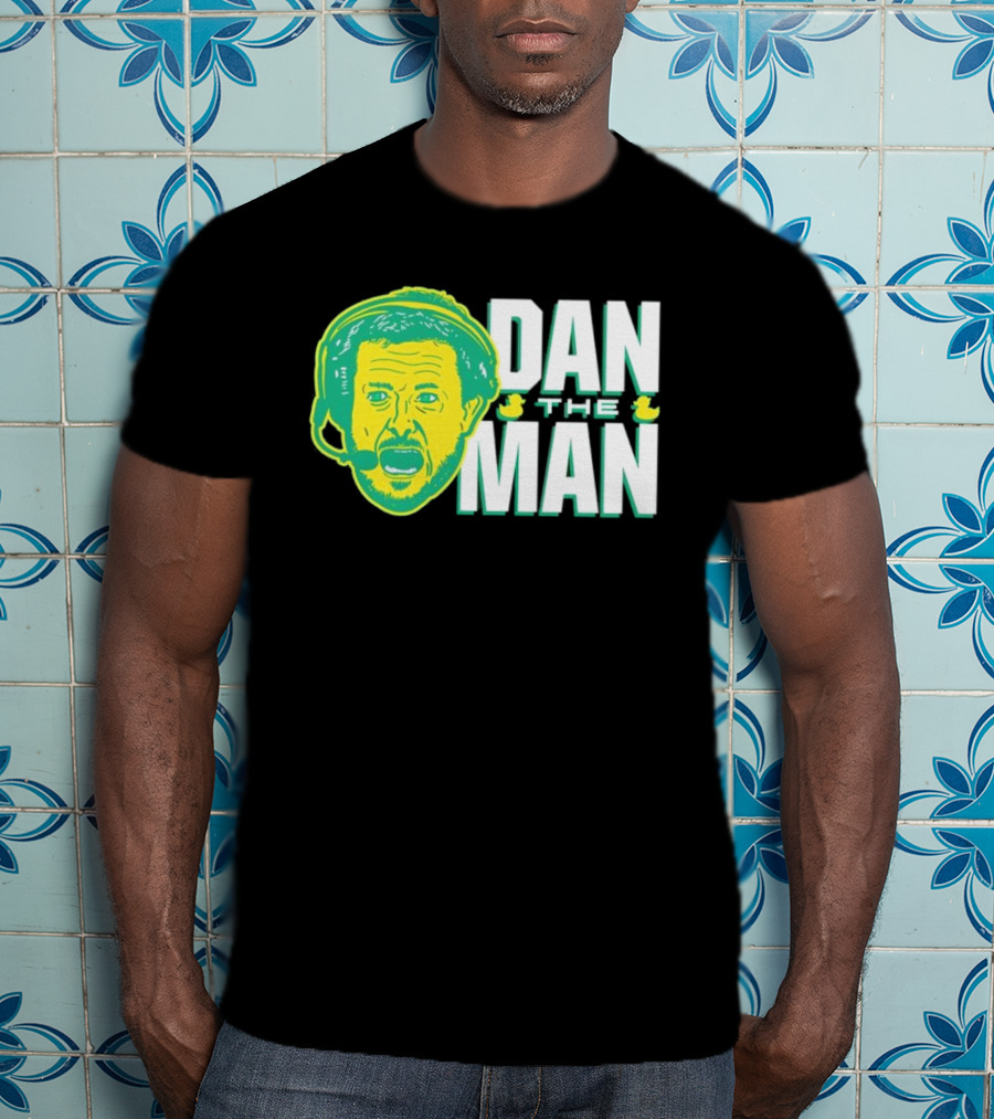 Oregon Fans Dan The Man Ducks Headset T-Shirt
