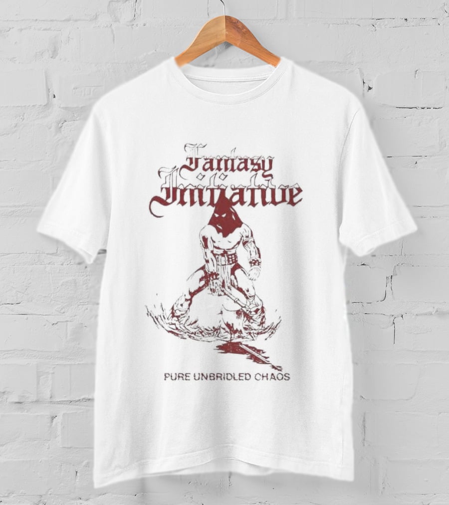 Fantasy Initiative Pure Unbridled Chaos Dark Mysterious Figure T-Shirt