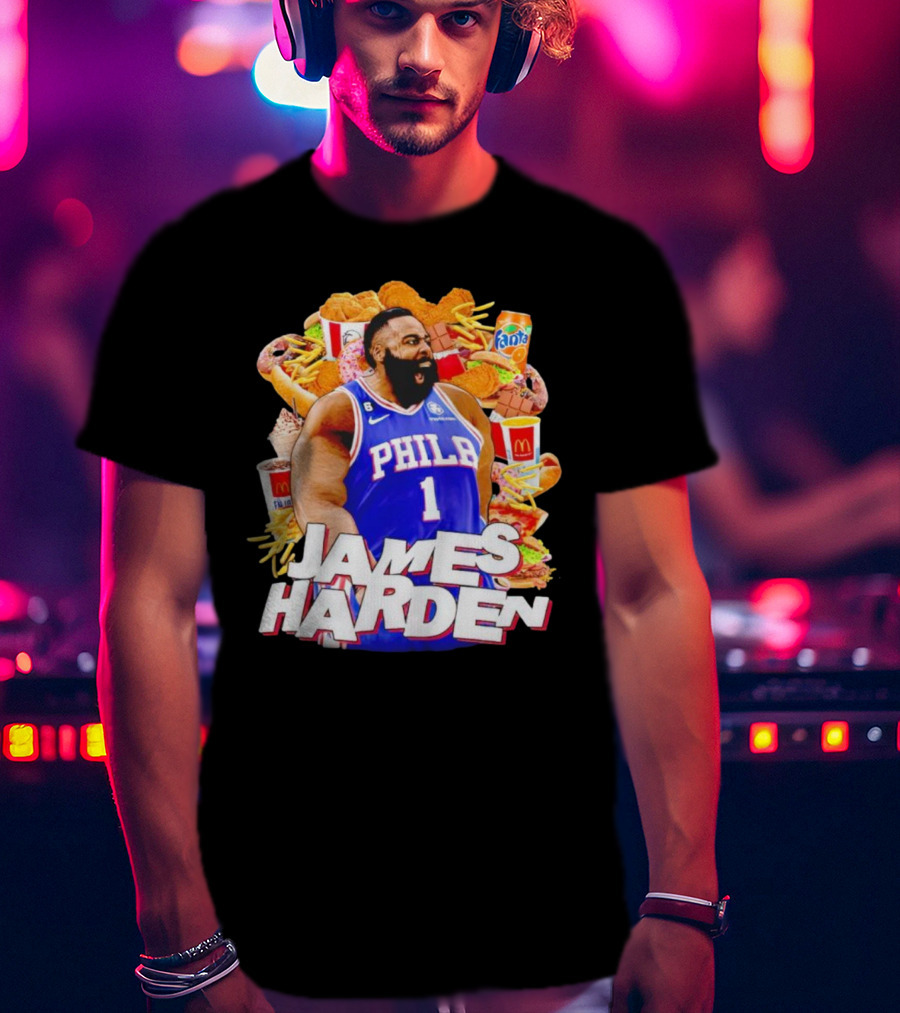 James Harden Philly Fast Food McDonald's Fanta T-Shirt