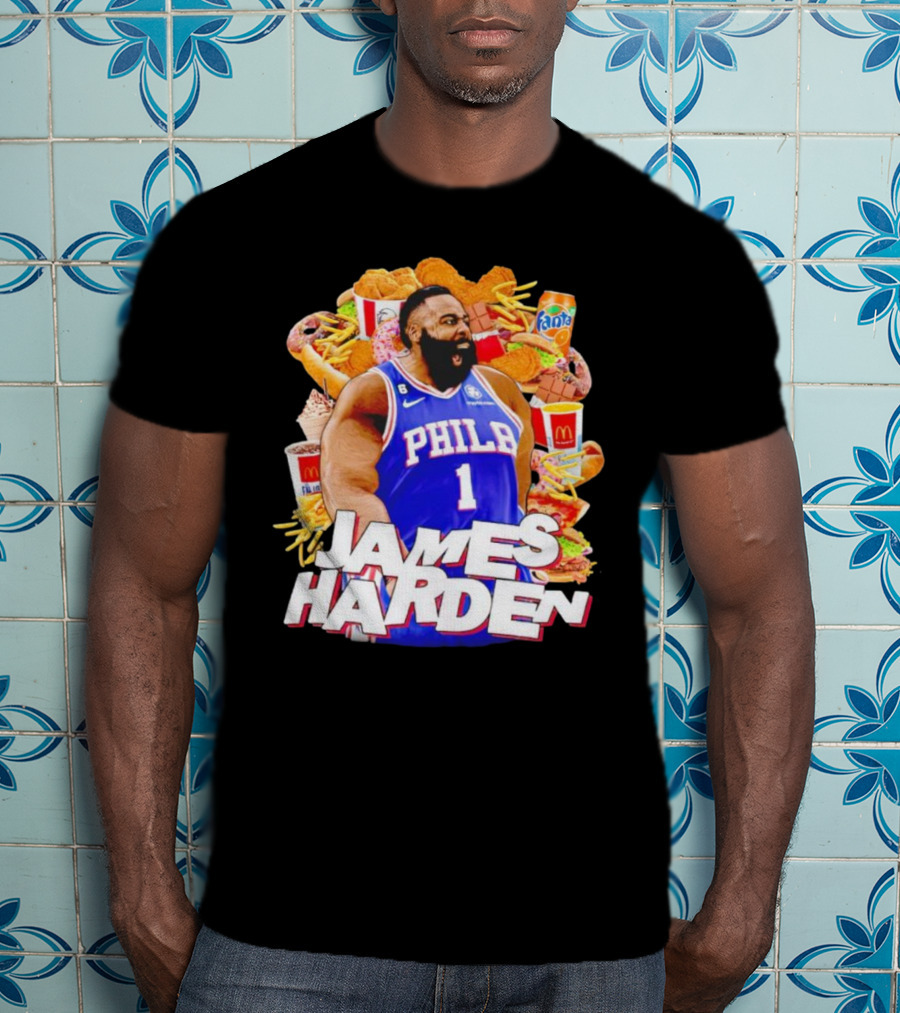 James Harden Philly Fast Food McDonald's Fanta T-Shirt